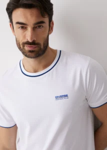 Мужская хлопковая футболка VNECK NAUTI